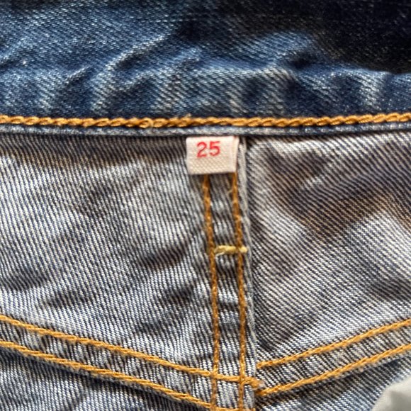 Levi's Blue Denim Size 25 Shorts - Picture 4 of 6